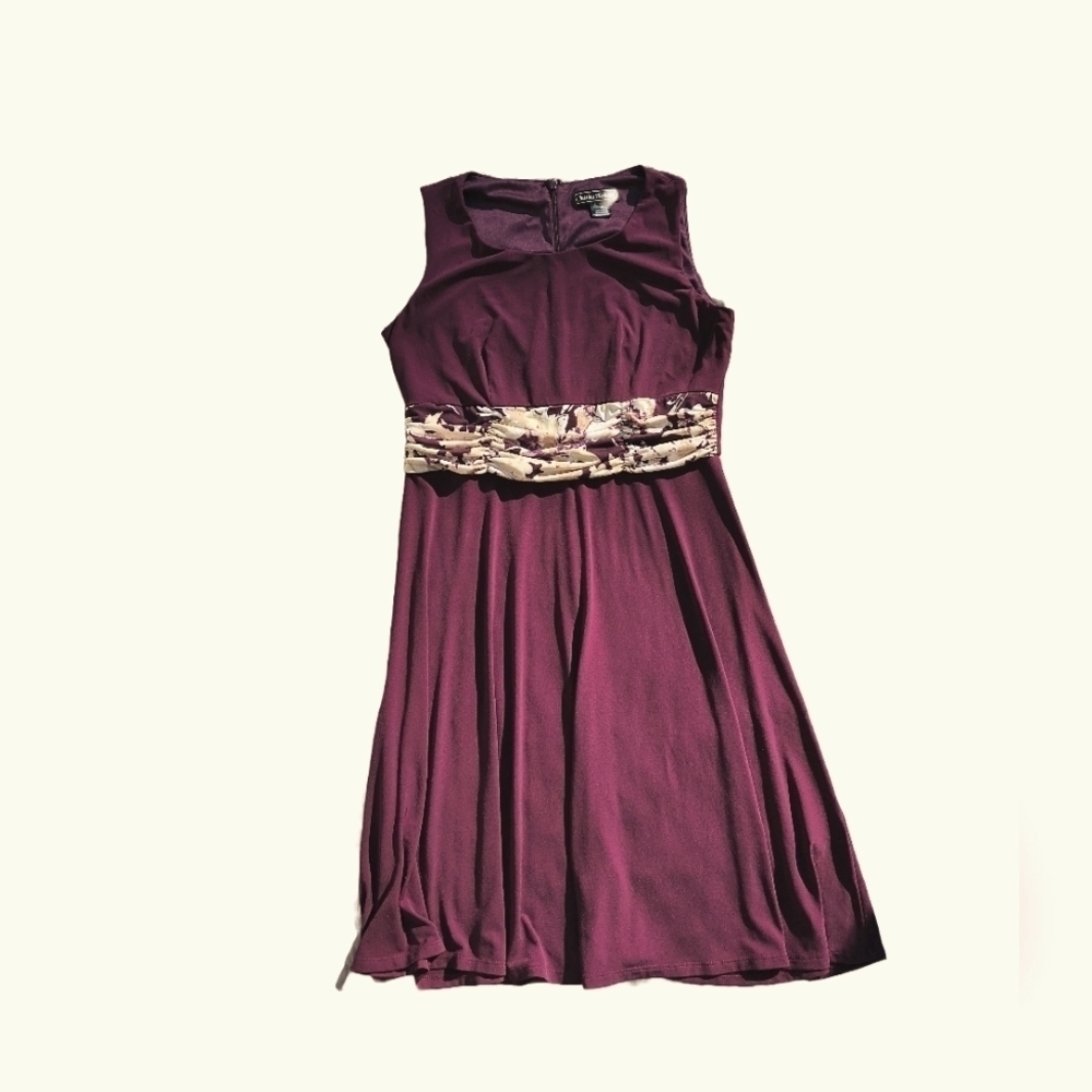Purple Sleeveless Jessica Howard Dress